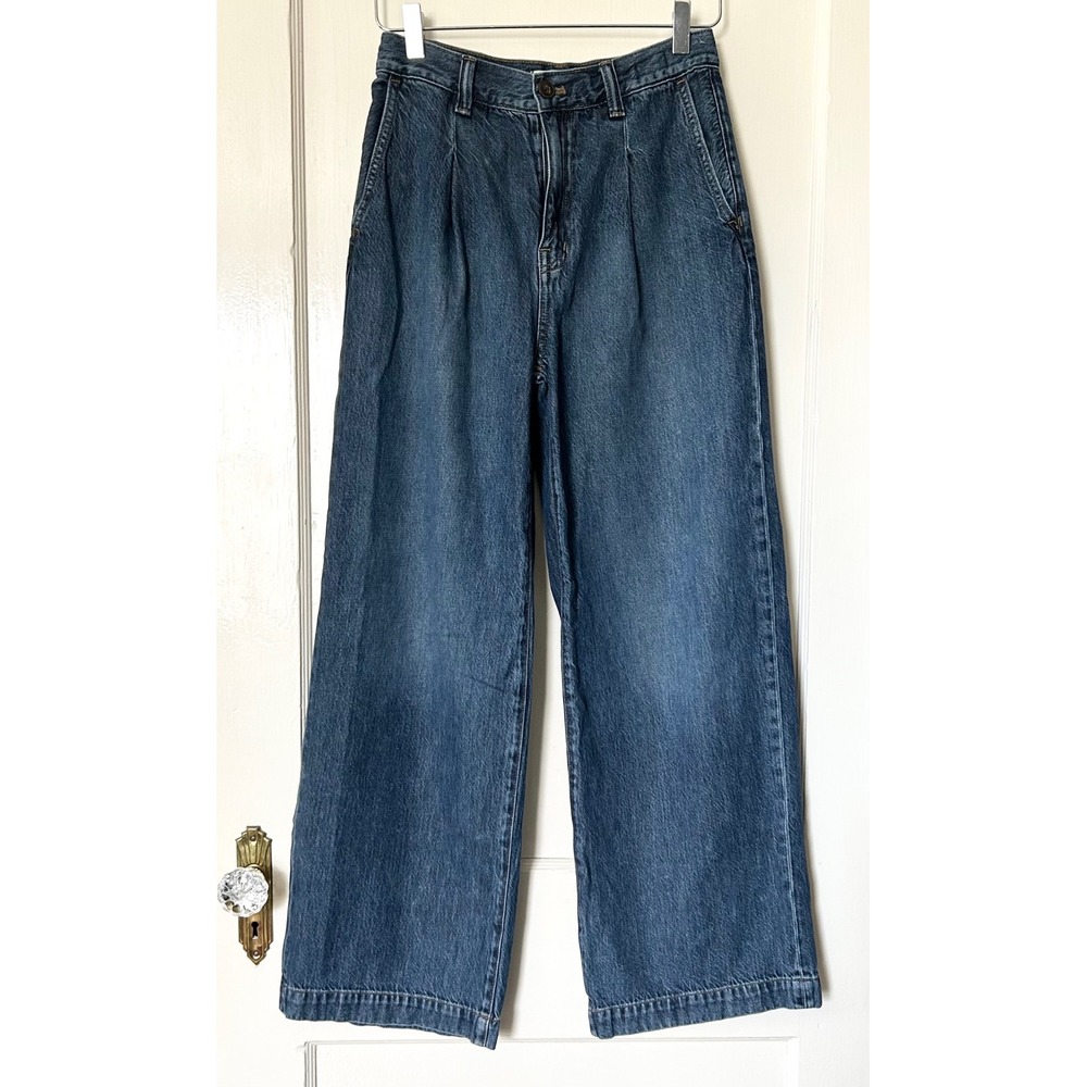 Madewell The Harlow Wide-Leg Jean: Airy Denim Edition Fieldale Wash 25 Spring - Picture 6 of 11